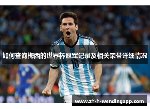 如何查询梅西的世界杯冠军记录及相关荣誉详细情况