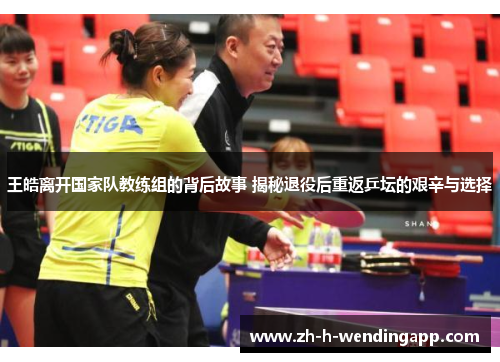王皓离开国家队教练组的背后故事 揭秘退役后重返乒坛的艰辛与选择 王皓离开国家队教练组的背后故事 揭秘退役后重返乒坛的艰辛与选择