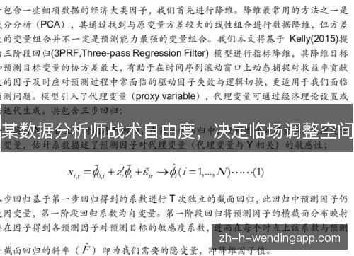 某数据分析师战术自由度,决定临场调整空间 某数据分析师战术自由度,决定临场调整空间